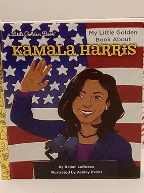 KAMALA HARRIS Little Golden Book HC Autobio Vice President USA